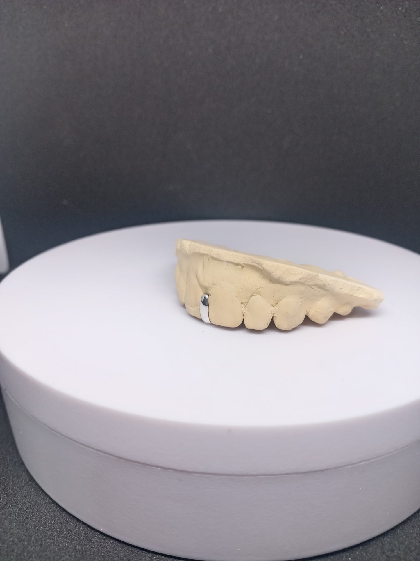 Custom made 925 silver gap filler grillz
