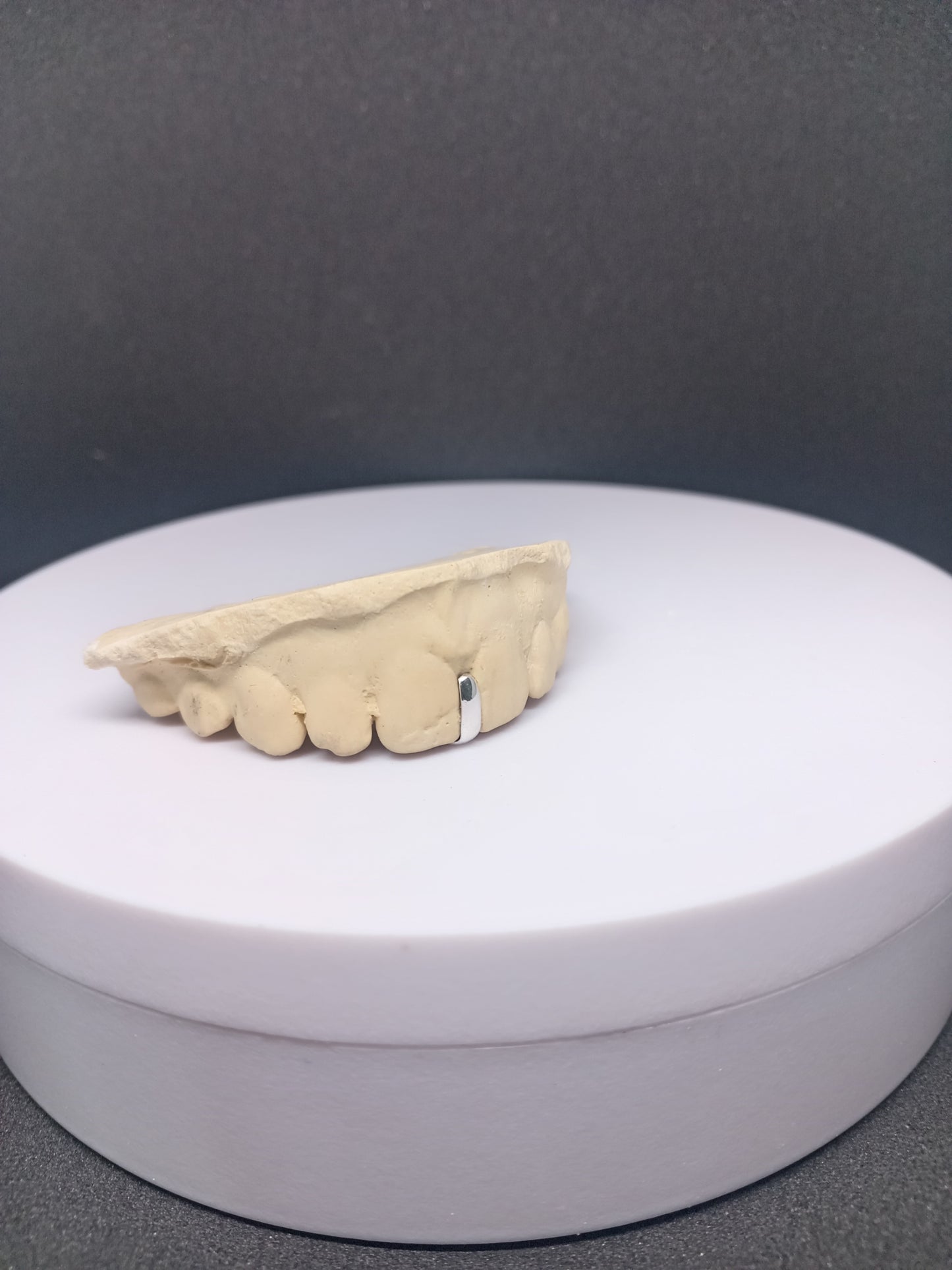 Custom made 925 silver gap filler grillz