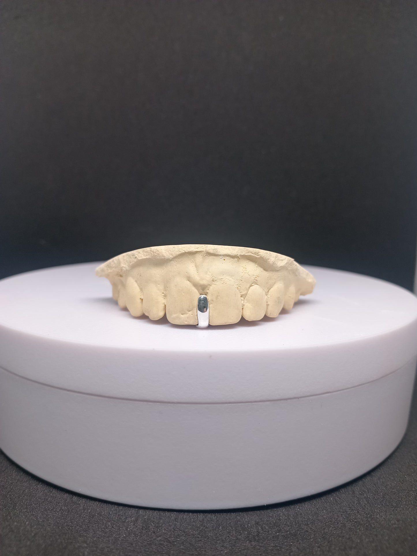 Custom made 925 silver gap filler grillz