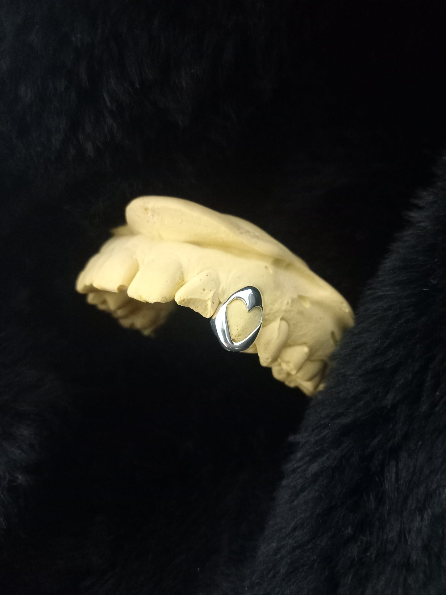 Custom heart window grillz
