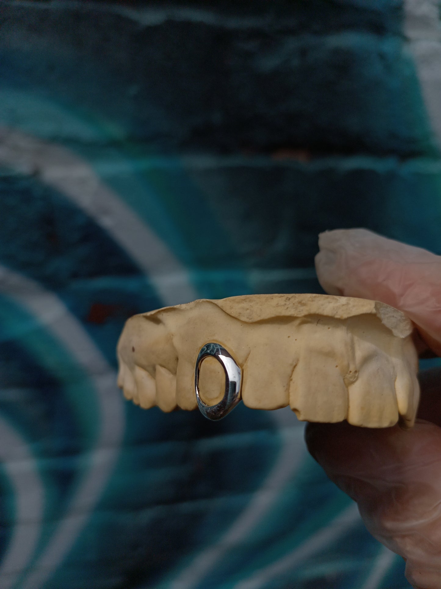 Single window cap custom grillz