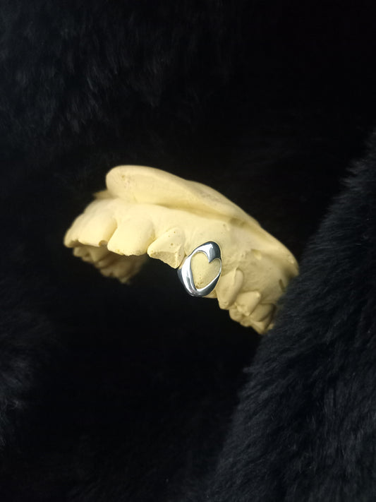 Custom heart window grillz